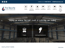 Tablet Screenshot of firesecurity.co.uk
